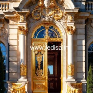 Hotel Entrance Gate Design with Minimalist Architecture No-4259