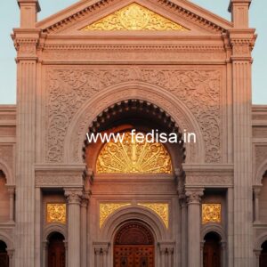 Modern Resort Entrance Gate Design for Luxury Stay No-4264