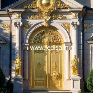 Contemporary Hotel Gate Design for Elegant Exterior No-4269