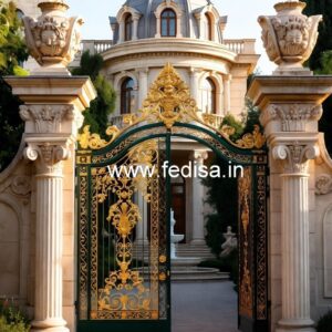 Modern Hotel Entrance Gate Design with Luxury Appeal No-4279