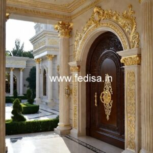 Contemporary Hotel Gate Design with Elegant Style No-4294