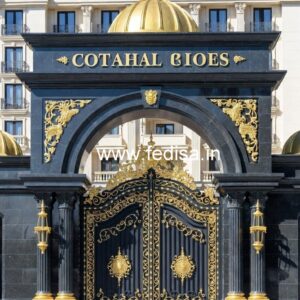 Hotel Main Entrance Gate Design for Luxury Architecture No-4300