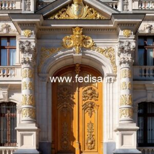 Beautiful Hotel Front View Elevation Design No-4314