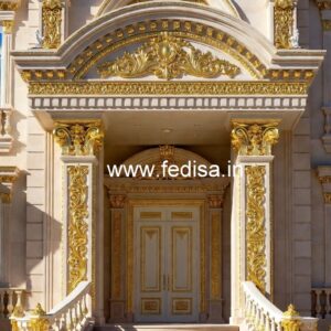 Hotel Elevation Design with Modern Balcony Style No-4329