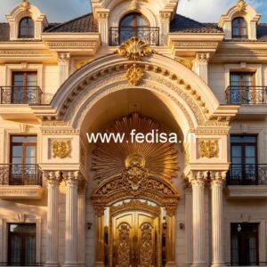 Elegant Resort Hotel Elevation Design Inspiration No-4330