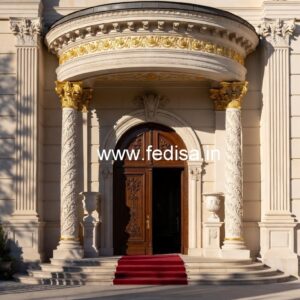 Beautiful Hotel Facade Design for Resorts No-4335