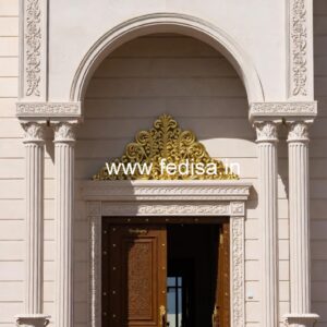 Luxury Resort Front Elevation Design Concepts No-4342