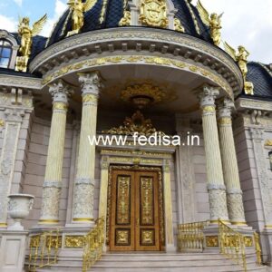 Grand Luxury Hotel Front Elevation Design No-4345