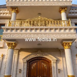 Hotel Front Elevation Design for Luxury Hospitality No-4349