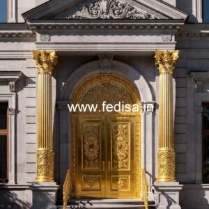 Luxury Hotel Architecture Front View Design No-4360