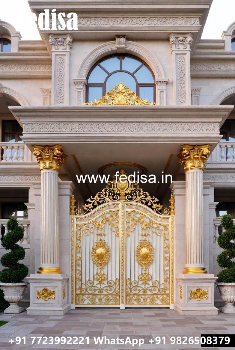 Hotel Front Elevation Design with Decorative Lighting No-4361