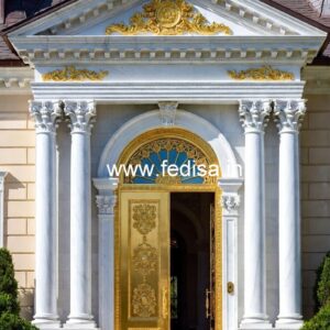 Hotel Front View Design with Contemporary Elements No-4376