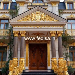 Contemporary Hotel Building Elevation Design No-4383