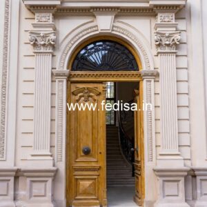 Stylish Hotel Exterior Elevation for Resorts No-4395