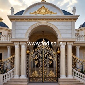 Elegant Luxury Hotel Exterior Elevation Designs No-4604