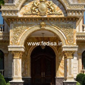 Luxury Hotel Facade with Modern Lighting No-4620