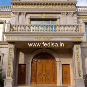 Luxury Hotel Exterior with Glass Facade No-4622