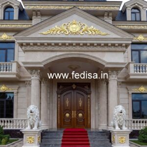 Luxury Hotel Entrance Elevation Design Ideas No-4623