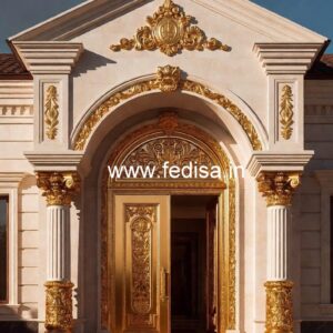 Elegant Hotel Elevation Design with Luxury Appeal No-4663