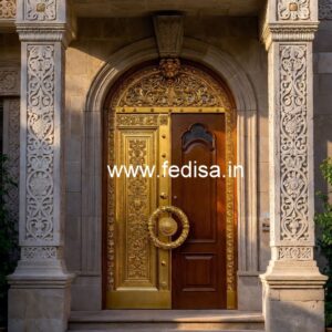 Luxury Hotel Front Elevation with Modern Appeal No-4688