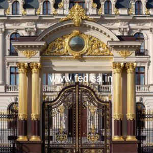 Grand Luxury Hotel Front Facade Design No-4692