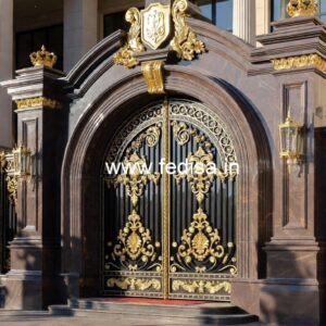 Luxury Hotel Elevation Ideas with Glass Finish No-4693
