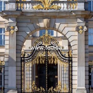 Luxury Hotel Exterior with Decorative Lighting No-4707