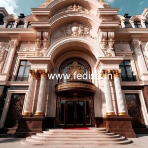 Luxury Hotel Facade with Contemporary Touch No-4718
