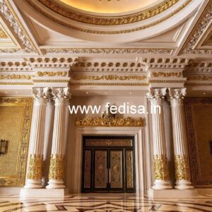 Luxury Hotel Facade Design with Artistic Lighting No-4755