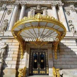Luxury Hotel Exterior with Modern Glass Panels No-4766