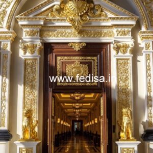 Luxury Hotel Exterior with Decorative Architecture No-4771