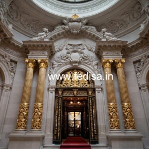 Luxury Hotel Exterior with Premium Facade Finish No-4775