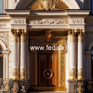 Elegant Luxury Front Facade for Hotels No-4793