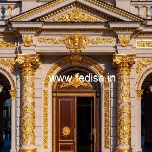 Stylish Hotel Front Gate Design for Luxury Hotels No-4805