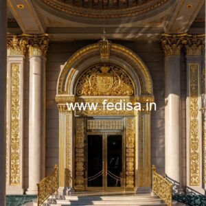 Hotel Main Gate Design with Elegant Lighting No-4814