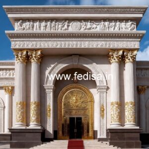Luxury Hotel Exterior Gate Design Ideas No-4824
