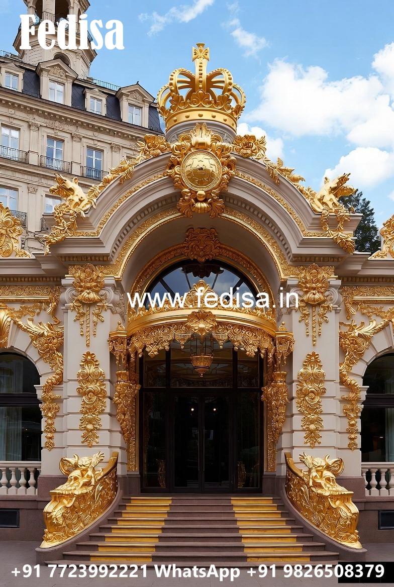 Hotel Entrance Gate Design for Modern Commercial Spaces No-4845
