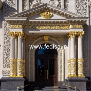 Elegant Hotel Gate Design with Modern Finishing No-4853