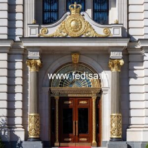 Decorative Main Gate Design for Luxury Hotels No-4858