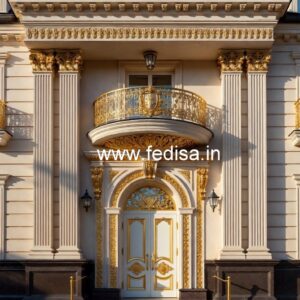 Hotel Entrance Gate Design with Minimalist Architecture No-4859