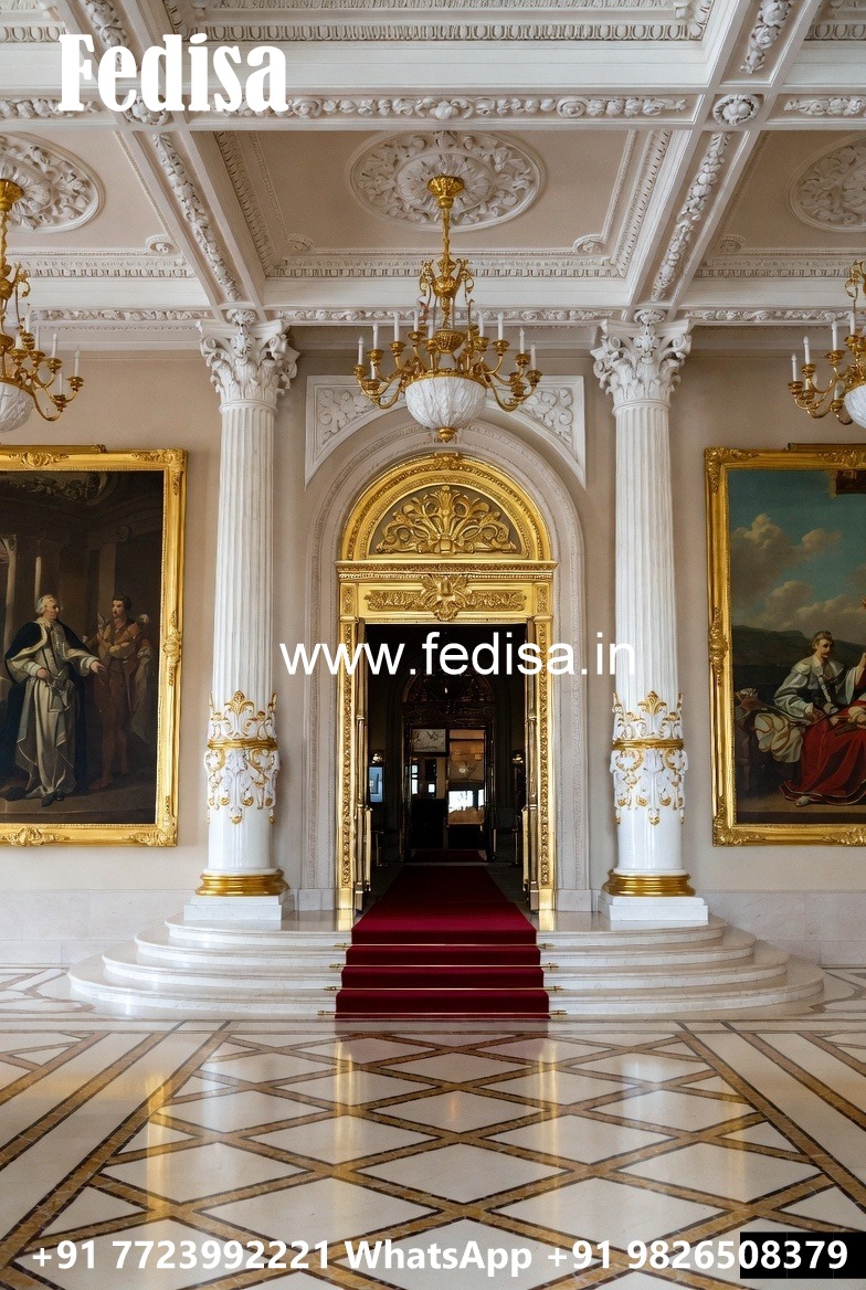 Grand Hotel Entrance Design with Elegant Gates No-4863