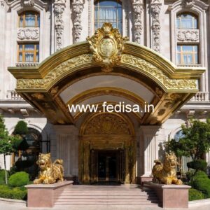 Resort Hotel Entrance Gate Design with Water Features No-4868