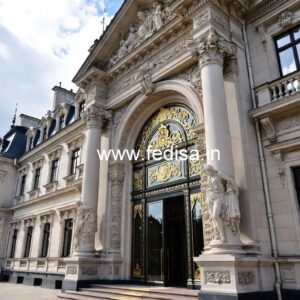 Contemporary Hotel Gate Design for Elegant Exterior No-4869