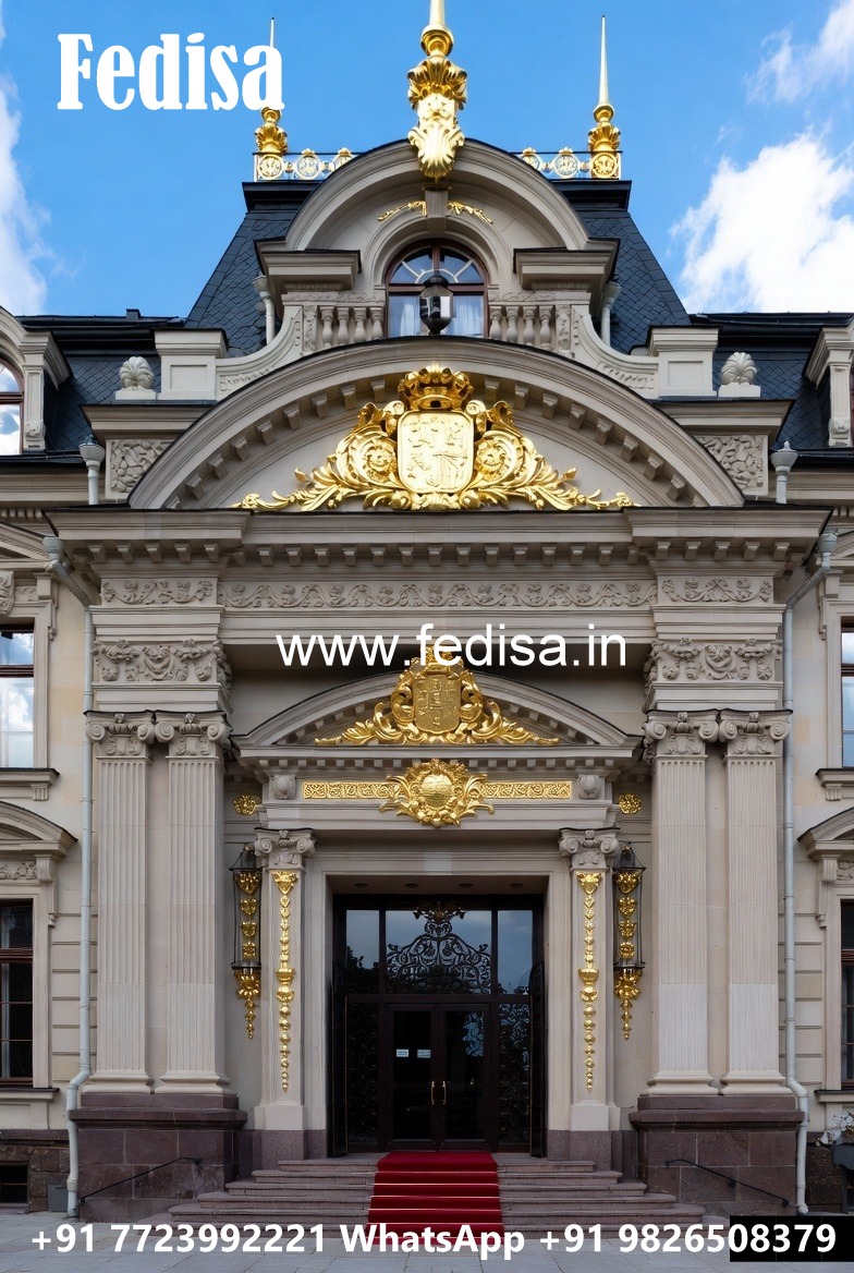 Luxury Hotel Entrance Gate Design with Golden Finish No-4870