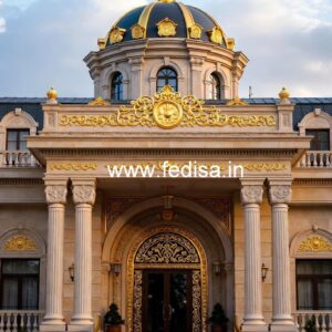 Hotel Entrance Gate Design with Modern Lighting Ideas No-4871