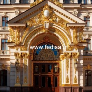 Premium Resort Entrance Gate Design for Luxury Hotels No-4873