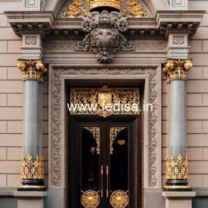 Modern Hotel Entrance Gate Design with Luxury Appeal No-4879
