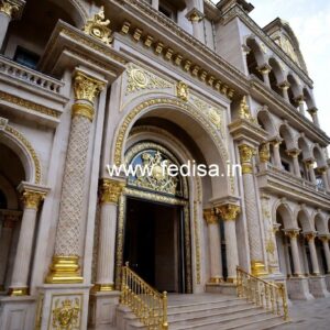 Modern Luxury Hotel Exterior Gate Design No-4883