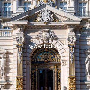 Premium Hotel Entrance Design for Hospitality Industry No-4884