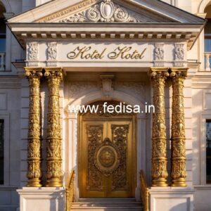 Hotel Main Entry Gate Design with Luxury Style No-4885